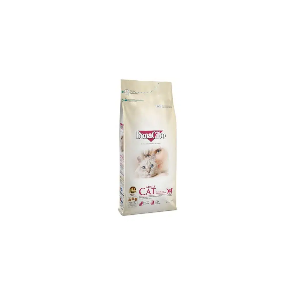 BonaCibo Adult Cat Tavuklu Yetişkin Kedi Maması 2 Kg