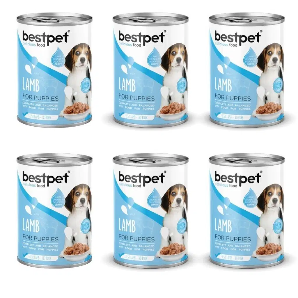 Bestpet Kuzu Etli Yavru Köpek Konservesi 400 gr 6'lı Paket