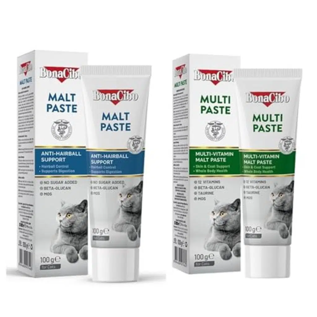 BonaCibo Malt Paste 100 ml + BonaCibo Multivitamin Paste 100 ml 2'li Ekonomik Paket