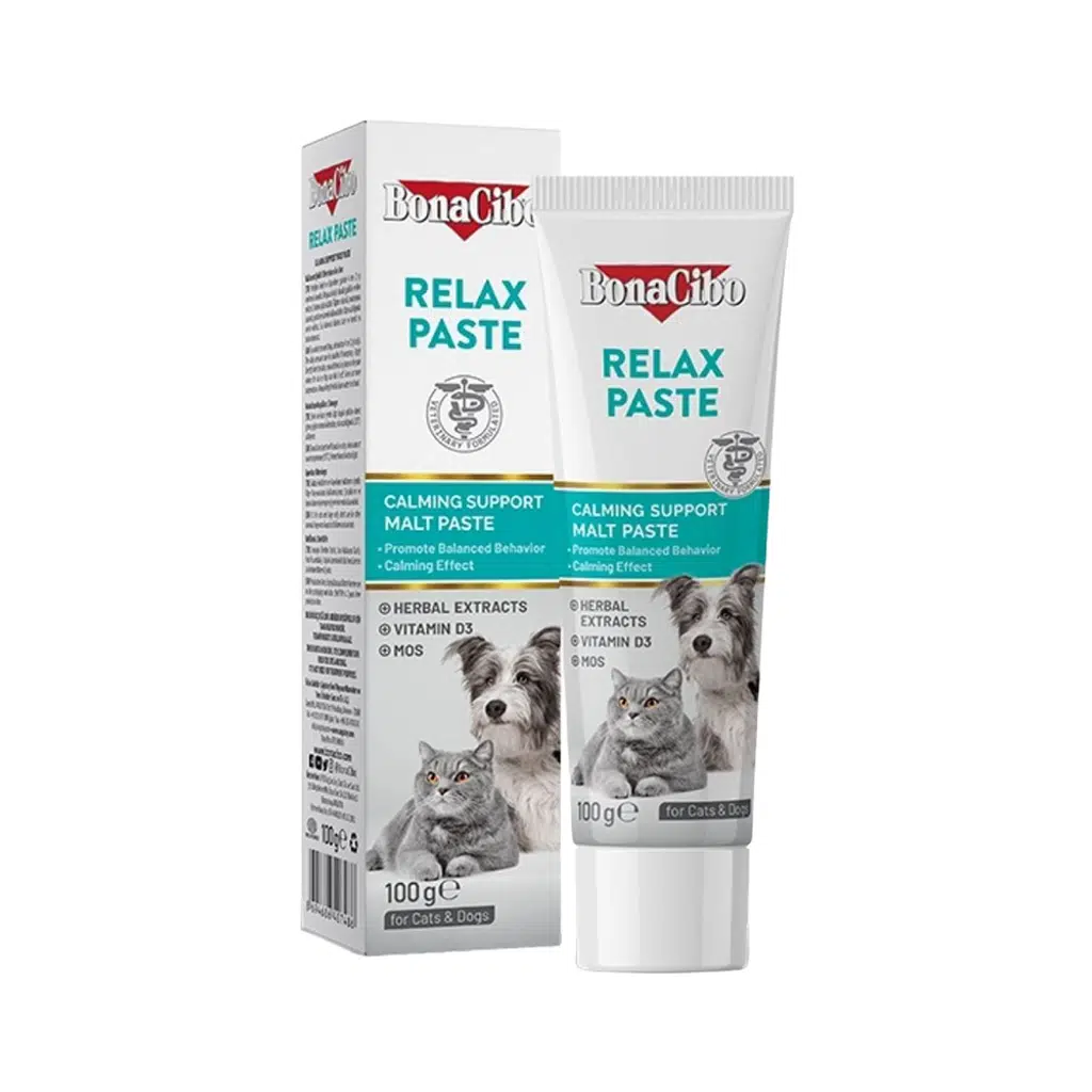 BonaCibo Yetişkin Kedi ve Köpekler için Sakinleştirici Malt Macun (100 g)