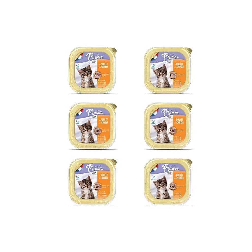 Kitten Tavuk Etli Pate Yavru Kedi Yaş Maması 100 Gr x 6 Adet