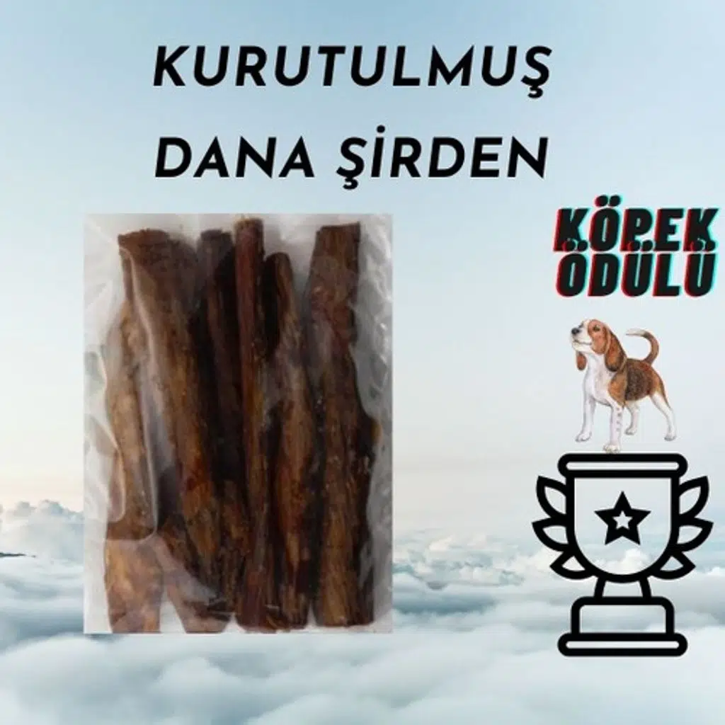 Premium Dana Şirden - Doğal Probiyotik Etkili ve Besleyici Köpek Çiğneme Atıştırmalığı 100 gr