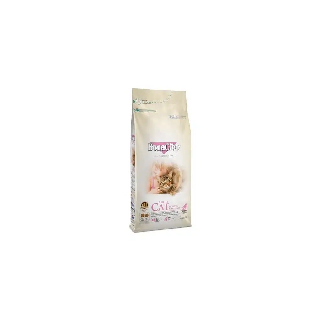 Bonacibo Light & Sterilised Kısır Kedi Maması 2 kg