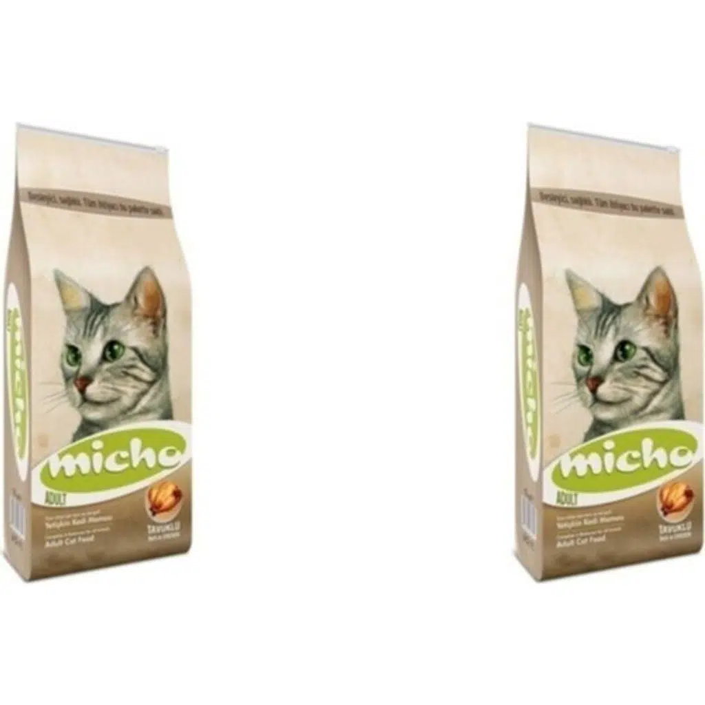 Micho 2 Adet 1,5 Kg. Yetişkin Kedi Maması Orijinal Kapalı Ambalaj