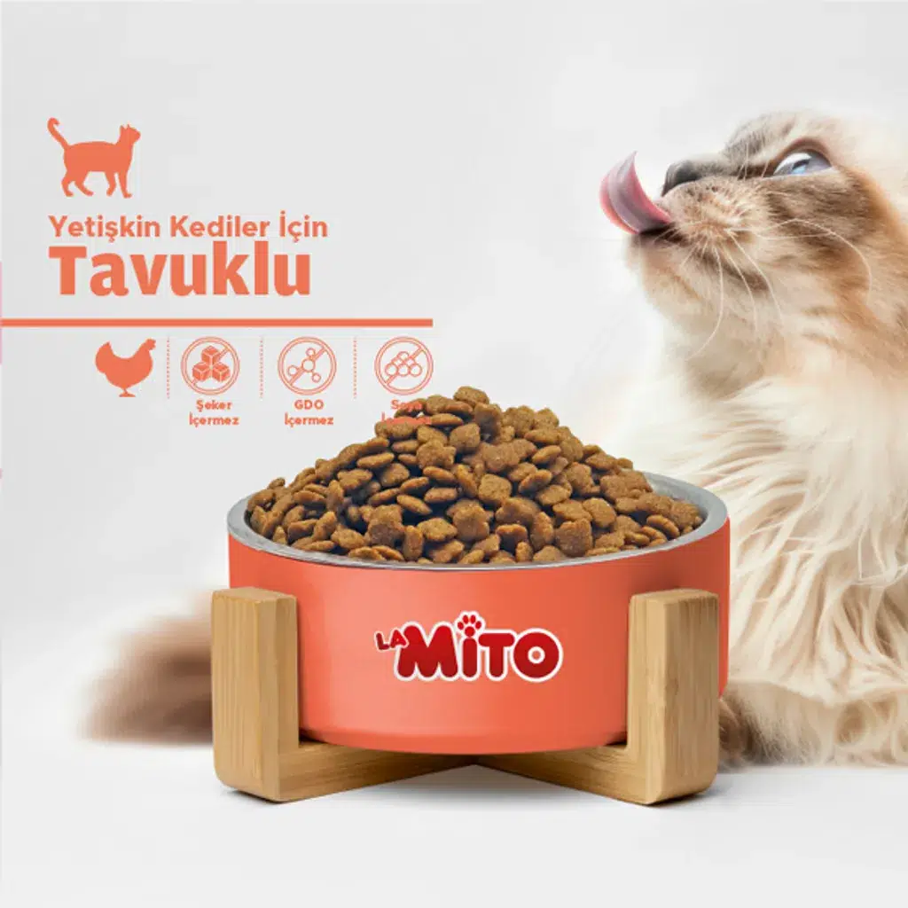 Mito Adult Cat Tavuklu Yetişkin Kedi Maması 5 kg Açık Mama