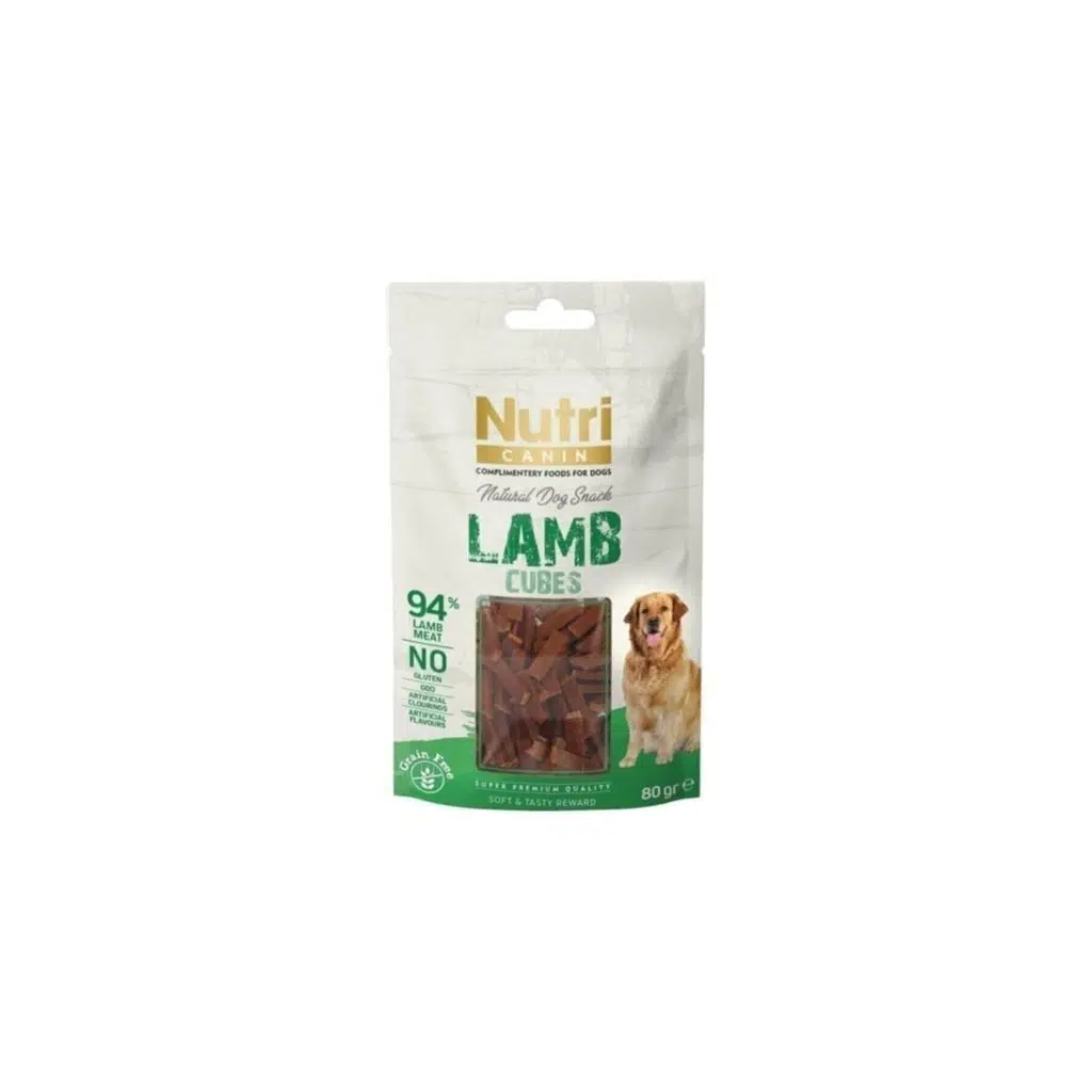 Nutri Canin Tahılsız Kuzu Etli Köpek Ödül Maması 80 gr