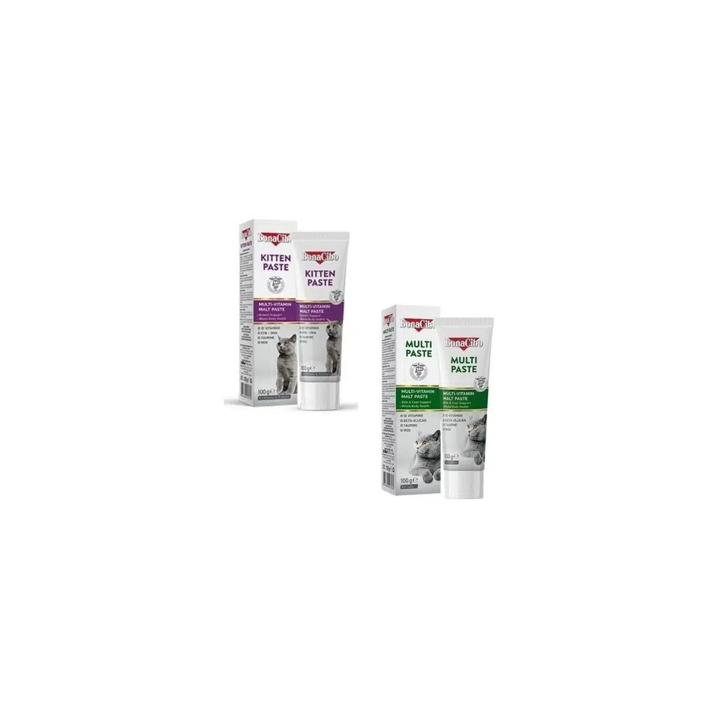 Yavru ve Yetişkin Kedi Vitamin Seti - Büyüme Desteği ve Bağışıklık Güçlendirici (Kitten & Multi)